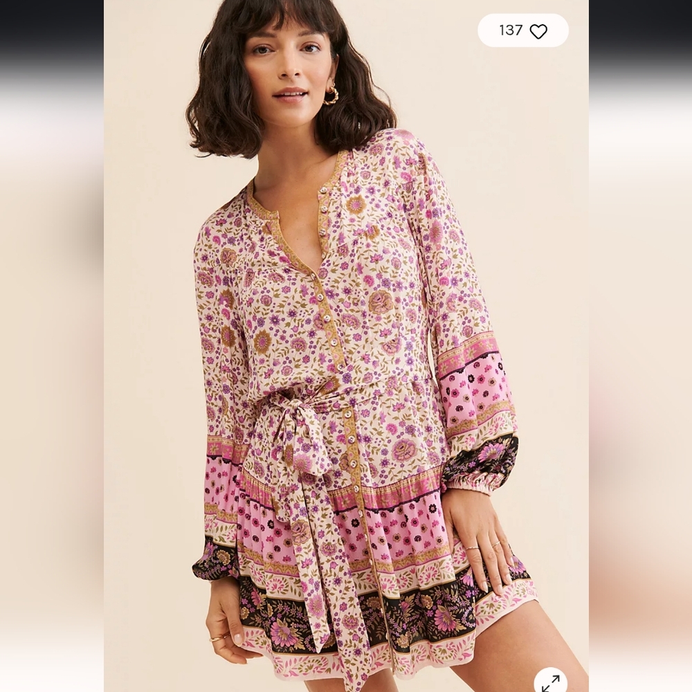 Spell & The Gypsy Lady Untamed Tunic Mini Dress - Picture 1 of 10